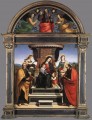 聖徒とともに即位する聖母子 1504年 ルネサンスの巨匠ラファエロ